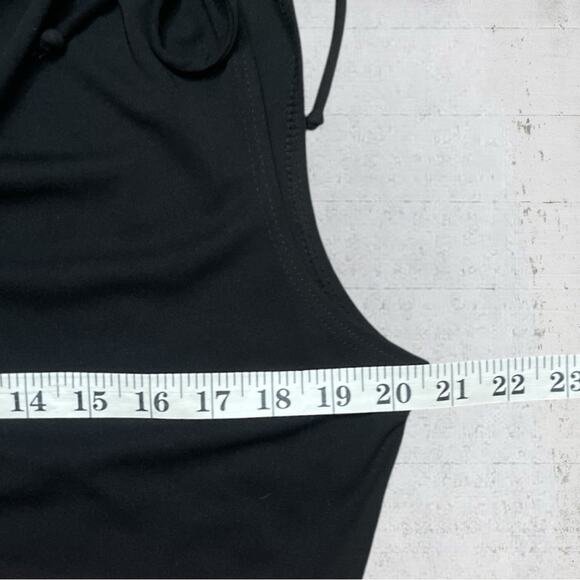 VTG Y2K Taboo Babydoll Asymmetrical Maxi Dress 2X Fairy Goth Black Pink - Picture 13 of 16